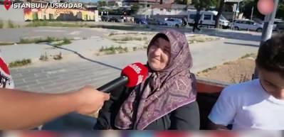 &Uuml;sk&uuml;dar&rsquo;da bir teyze sokak r&ouml;portajında provokat&ouml;r trole ders verdi: &lsquo;Vatanın var mı?&rsquo;