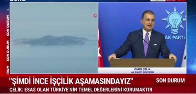 AK Parti MYK sonrasında &Ouml;mer &Ccedil;elik a&ccedil;ıklamalarda bulundu