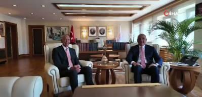 Bakan Ersoy Tom Barrack'ı ağırladı