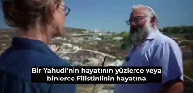 Hepsini &ouml;ld&uuml;rmekle tehdit etti: Bir Yahudi'nin hayatı 10 milyon Filistinliye bedel