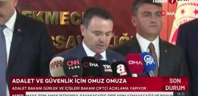 Bakan G&uuml;rlek: "Asla meydanı boş sanmayın, devlet buradadır. Vatandaşının yanındadır."