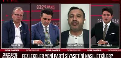 Kamuoyu araştırmacısı Burhan Eptemli'nin Yeni Parti'den ayrılacaklar iddiası g&uuml;ndeme bomba gibi d&uuml;şt&uuml;