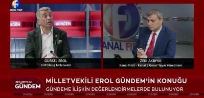 CHP Elazığ Milletvekili Erol: CHP'nin devletle &ccedil;atışmaktan vazge&ccedil;mesi gerek