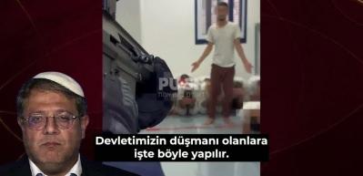 Filistinlilere işkence Ben-Gvir'in se&ccedil;im propagandasına d&ouml;n&uuml;şt&uuml;! İşte o g&ouml;r&uuml;nt&uuml;ler
