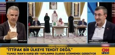 Mekke Anlaşması'na yeni &uuml;ye mi? Cumhurbaşkanı Yardımcısı Yılmaz cevap verdi