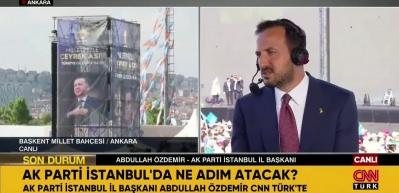 AK Parti İstanbul İl Başkanı &Ouml;zdemir, son anket sonu&ccedil;larını a&ccedil;ıkladı