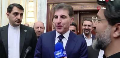 IKBY Başkanı Barzani'den "Ter&ouml;rs&uuml;z T&uuml;rkiye" s&uuml;recine ilişkin &ccedil;er&ccedil;eve yasaya destek