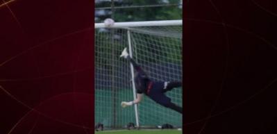 Muhammed Salah bildiğiniz gibi: Antrenmanda attığı gol g&uuml;ndem oldu