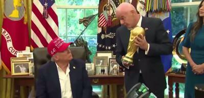 Trump, FIFA Başkanı Infantino'nun g&ouml;revden alınmasının "korkun&ccedil; bir hata" olacağını savundu