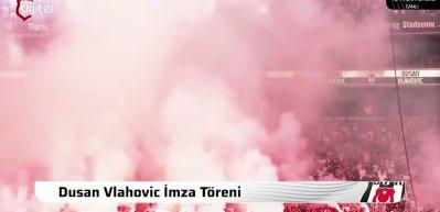 Vlahovic T&uuml;praş Stadyumu'nun yeşil zemininde ilk &uuml;&ccedil;l&uuml;s&uuml;n&uuml; &ccedil;ektirdi