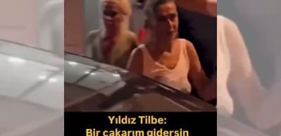 Yıldız Tilbe'den g&uuml;venlik g&ouml;revlisine sert tepki: "Sana bir &ccedil;akarım gidersin"