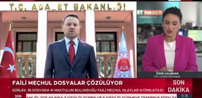 Bakan G&uuml;rlek duyurdu: 36 dosyada 41 maktul&uuml;n &ouml;l&uuml;m&uuml; aydınlatıldı