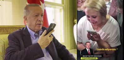 Cumhurbaşkanı Erdoğan Menderes Belediye Başkanvekili se&ccedil;ilen Asuman Şen'i tebrik etti