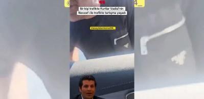 Kurtlar Vadisi'nin Katır Nevzat'ı Nevzat Yakışırboy, trafikte aracından inip k&uuml;f&uuml;rler savurdu!