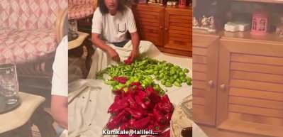 Şarkı &Ccedil;elik yine sevenlerinden tam not aldı: Annesiyle kışlık hazırlığına başladı
