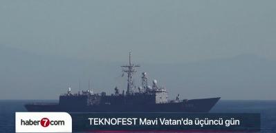 T&uuml;rk donanmasının vurucu g&uuml;c&uuml; TCG Sancaktar TEKNOFEST Mavi Vatan'da kapılarını a&ccedil;tı