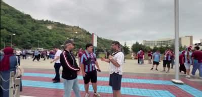 'Camide yattım, ma&ccedil;a &ouml;yle geldim' diyen taraftara Trabzonspor'dan b&uuml;y&uuml;k jest!