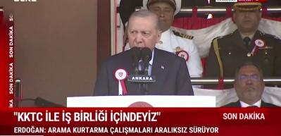 Cumhurbaşkanı Erdoğan: Bizim destanlarımız kanla değil şanla ve şerefle yazılır