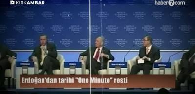 Erdoğan'dan tarihi "One Minute" resti