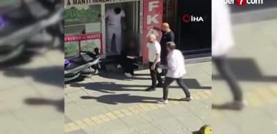 Gaziosmanpaşa'da eski sevgili dehşeti kamerada