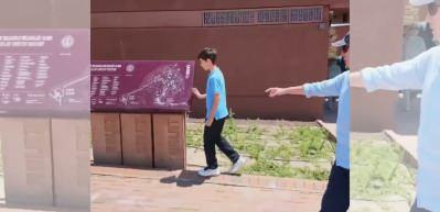 Necati Şaşmaz &ccedil;ocuklarıyla Ahlat'ı ziyaret etti! Son hali dikkat &ccedil;ekti