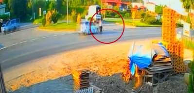 Samsun'da bisikletli Esra&rsquo;nın &ouml;ld&uuml;ğ&uuml; kaza kamerada