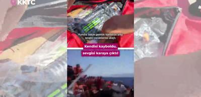 Batan gemide kayboldu, &ccedil;ocuklarına aldığı oyuncaklar &ccedil;antasından &ccedil;ıktı