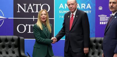 Cumhurbaşkanı Erdoğan İtalya Başbakanı Meloni'yi tebrik etti