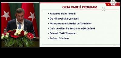 Cumhurbaşkanı Yardımcısı Cevdet Yılmaz Enflasyonda belirgin d&uuml;ş&uuml;ş vurgusunda bulundu