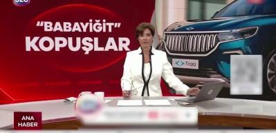 &Ouml;zlem G&uuml;rses'ten canlı yayında b&uuml;y&uuml;k gaf! TOGG'un mazotla &ccedil;alıştığını sandı