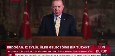 Cumhurbaşkanı Erdoğan'dan 12 Eyl&uuml;l darbesinin 46. yılına ilişkin paylaşımı