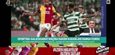 Mustafa &Ccedil;ulcu, Sporting-Galatasaray ma&ccedil;ının hakemi Eskas'a ateş p&uuml;sk&uuml;rd&uuml;