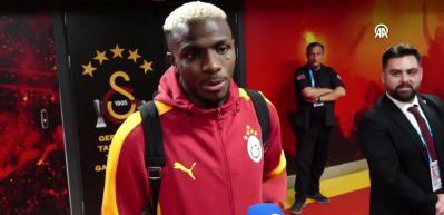 Galatasaray'da Trabzonspor ma&ccedil;ı &ouml;ncesi Osimhen gelişmesi