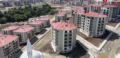 İstanbul'da kiralık sosyal konut başvuruları başladı: Arnavutk&ouml;y'deki 90 konut havadan g&ouml;r&uuml;nt&uuml;lendi