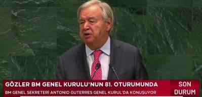 BM Genel Kurulu'nda tarihi anlar: Guterres'in veda niteliğindeki konuşmasıyla dev zirve başladı!