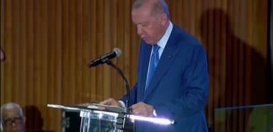 Cumhurbaşkanı Erdoğan BM İklim Zirvesi'nde konuştu