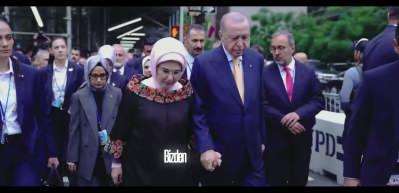 Emine Erdoğan'dan New York'taki ikinci g&uuml;n faaliyetlerine ilişkin video paylaşım