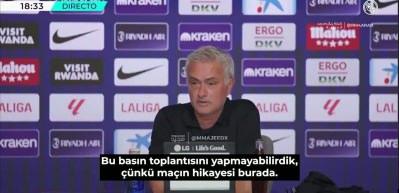 Jose Mourinho derbi mağlubiyeti sonrasında &ccedil;ılgına d&ouml;nd&uuml;! 'Zavallı'