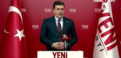 Yeni Parti S&ouml;zc&uuml;s&uuml; Emre, MYK g&uuml;ndemine ilişkin basın toplantısı d&uuml;zenledi