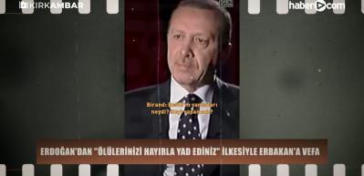 Erdoğan'dan ''&Ouml;l&uuml;lerinizi hayırla yad ediniz" ilkesiyle Erbakan'a vefa