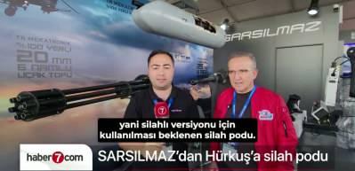 Havadan yakın ateş desteği: H&uuml;rkuş c'ye sarsılmaz imzalı milli silah podu!
