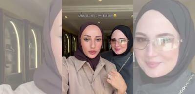 H&uuml;rrem Sultan videosu &ccedil;ekerken Meryem Uzerli s&uuml;rprizi! G&ouml;zlerine inanamadılar