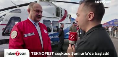 Şanlıurfa'da TEKNOFEST coşkusu! Gen&ccedil;lerin teknoloji hayali ger&ccedil;eğe d&ouml;n&uuml;şt&uuml;