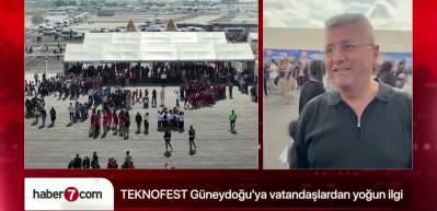 TEKNOFEST G&uuml;neydoğu'ya vatandaşlardan yoğun ilgi