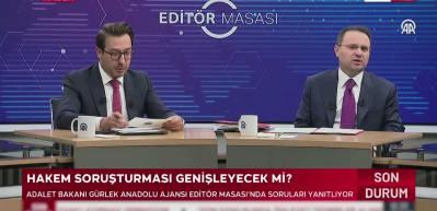 Adalet Bakanı Akın G&uuml;rlek: T&uuml;rk futbolu temiz olmalı 