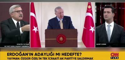 AK Partili Yayman: Hedef Cumhurbaşkanı Erdoğan'ın adaylığı