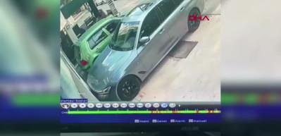 Ankara'da dehşet g&ouml;r&uuml;nt&uuml;: Otelin 6. katından otomobilin &uuml;zerine d&uuml;şt&uuml;
