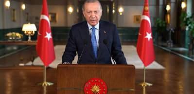 Cumhurbaşkanı Erdoğan: Bizim ortaklığımız haritaların &ccedil;izdiği sınırların fersah fersah &ouml;tesindedir