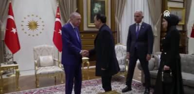 Cumhurbaşkanı Erdoğan, Hind Rajab'ın ailesini kabul etti