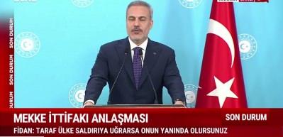 Dışişleri Bakanı Fidan'dan Gazze i&ccedil;in uluslararası baskı &ccedil;ağrısı